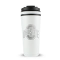 Ohio State Ice Shaker - 26oz Stainless Steel NCAA Licensed Bottle With Engraved Logo Insulated Drinkware - YinzerShop