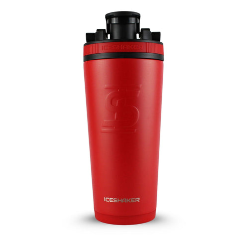 Ohio State Ice Shaker - 26oz Stainless Steel NCAA Licensed Bottle With Engraved Logo Insulated Drinkware - YinzerShop