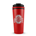 Ohio State Ice Shaker - 26oz Stainless Steel NCAA Licensed Bottle With Engraved Logo Insulated Drinkware - YinzerShop