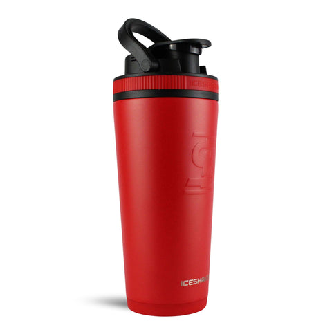 Ohio State Ice Shaker - 26oz Stainless Steel NCAA Licensed Bottle With Engraved Logo Insulated Drinkware - YinzerShop