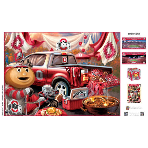 Ohio State Jigsaw Puzzle - 1000 Piece Football Theme Puzzle For Adults 1000 Piece - YinzerShop