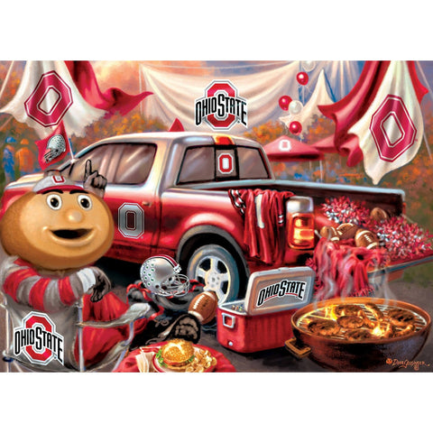 Ohio State Jigsaw Puzzle - 1000 Piece Football Theme Puzzle For Adults 1000 Piece - YinzerShop