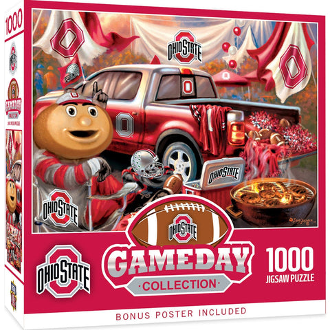 Ohio State Jigsaw Puzzle - 1000 Piece Football Theme Puzzle For Adults 1000 Piece - YinzerShop