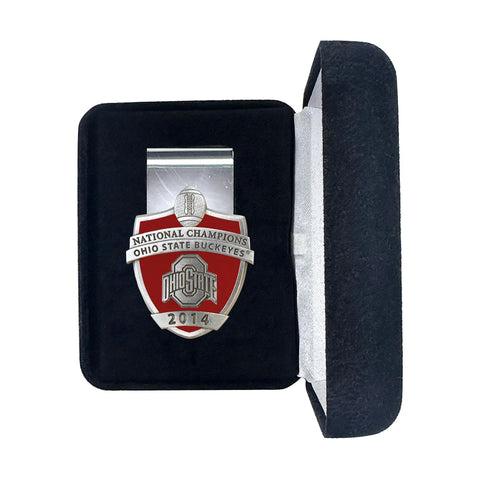 Ohio State Money Clip – 2014 Football Championship | Steel Clip, Pewter Detail Money Clip - YinzerShop