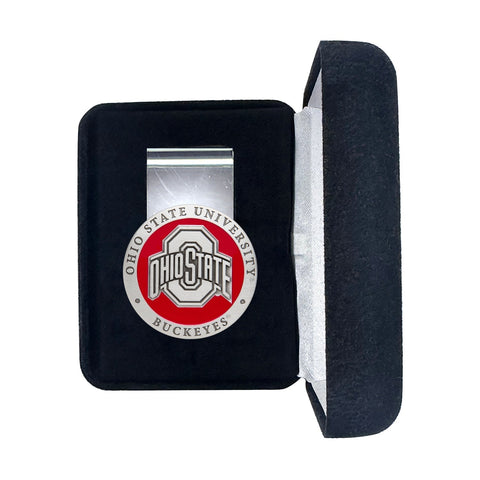 Ohio State Money Clip – Steel Wallet Clip with Fine Pewter Detail & Gift Box Included Money Clip - YinzerShop