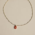 Ohio State Necklace – Gold Plated Saturn Chain With OSU Charm Pendant Charm Necklace - YinzerShop