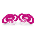 Ohio State Pacifiers - Pink Baby Pacifier 2 Pack | Orthodontic BPA Free Soothers Pacifiers & Clips - YinzerShop
