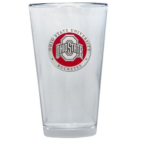 Ohio State Pint Glass – 16 oz Handcrafted Pewter Glass | Heritage Barware Pint Glass - YinzerShop