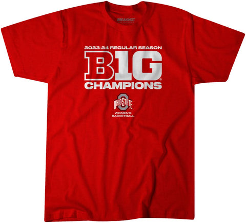 Ohio State Women's Basketball: 2024 Big Ten Regular Season Champions Ohio State Buckeyes-College Basketball - YinzerShop