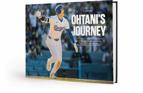 Ohtani's Journey Book – Shohei Ohtani Dodgers Debut & Baseball Record Breaking Hardcover Book - YinzerShop