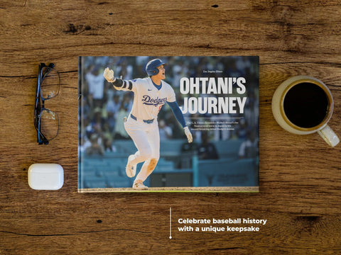 Ohtani's Journey Book – Shohei Ohtani Dodgers Debut & Baseball Record Breaking Hardcover Book - YinzerShop