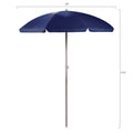 West Virginia Mountaineers - 5.5 Ft. Portable Beach Umbrella  Picnic Time Family of Brands   