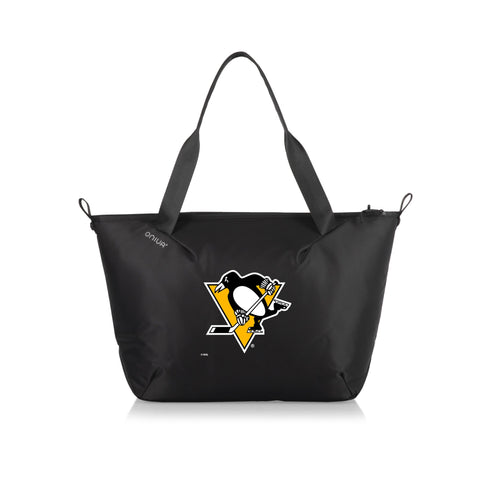 Pittsburgh Penguins - Tarana Cooler Tote Bag Cooler Tote Bag Picnic Time Family of Brands Black  