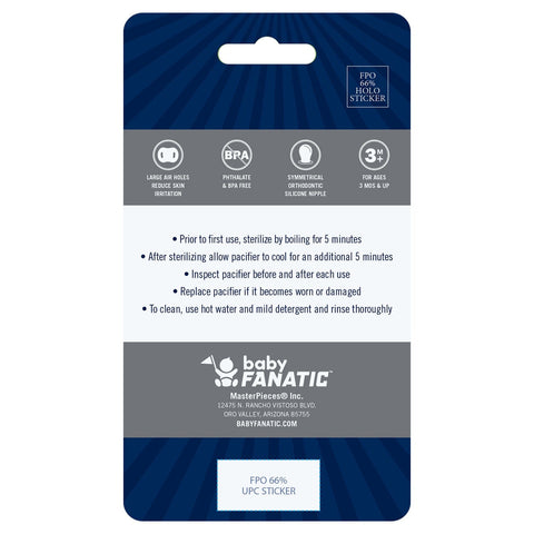 West Virginia Pacifiers - Orthodontic Baby Soother Set | BPA Free Infant Teething Accessories