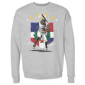 Oneil Cruz Crewneck Long Sleeve Sweatshirt - Pittsburgh Flag Digital Print Midweight Men's Crewneck Sweatshirt - YinzerShop