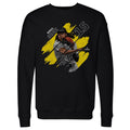 Oneil Cruz Crewneck Sweatshirt - Long Sleeve Cotton Polyester Blend With Pittsburgh Stripes Men's Crewneck Sweatshirt - YinzerShop