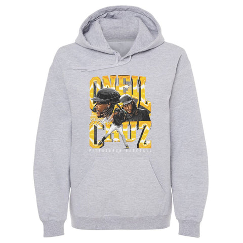 Oneil Cruz Hoodie - Vintage Pittsburgh Hooded Sweatshirt, Midweight Cotton Polyester Blend Men's Hoodie - YinzerShop
