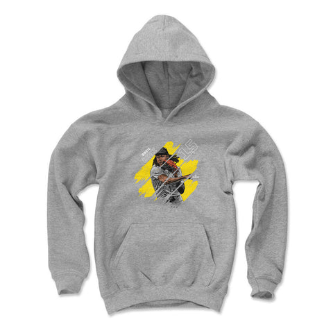 Oneil Cruz Kids Hooded Sweatshirt - Pittsburgh Stripes Hoodie, Loose Fit Pullover Kids Youth Hoodie - YinzerShop
