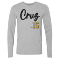 Oneil Cruz Shirt - Pittsburgh Apparel Crewneck Long Sleeve Tee | 500 LEVEL Clothing Men's Long Sleeve T-Shirt - YinzerShop