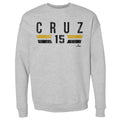 Oneil Cruz Sweatshirt - Pittsburgh Crewneck Long Sleeve Cotton Polyester Blend Men's Crewneck Sweatshirt - YinzerShop