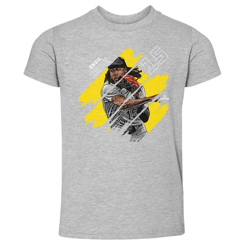 Oneil Cruz T-Shirt - Kids Cotton Crewneck Short Sleeve Pittsburgh Stripes Shirt Kids Toddler T-Shirt - YinzerShop