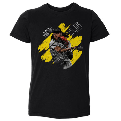 Oneil Cruz T-Shirt - Kids Cotton Crewneck Short Sleeve Pittsburgh Stripes Shirt Kids Toddler T-Shirt - YinzerShop