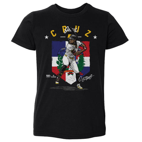 Oneil Cruz T-Shirt - Kids Crewneck Cotton Tee | Pittsburgh Flag Shirt, Lightweight Kids Toddler T-Shirt - YinzerShop
