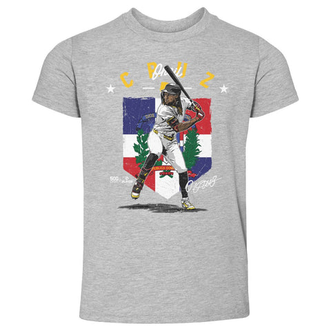 Oneil Cruz T-Shirt - Kids Crewneck Cotton Tee | Pittsburgh Flag Shirt, Lightweight Kids Toddler T-Shirt - YinzerShop