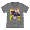 Oneil Cruz T-Shirt – Kids Crewneck Tee | Lightweight Vintage Pittsburgh Fan Apparel Kids T-Shirt - YinzerShop