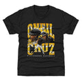 Oneil Cruz T-Shirt – Kids Crewneck Tee | Lightweight Vintage Pittsburgh Fan Apparel Kids T-Shirt - YinzerShop