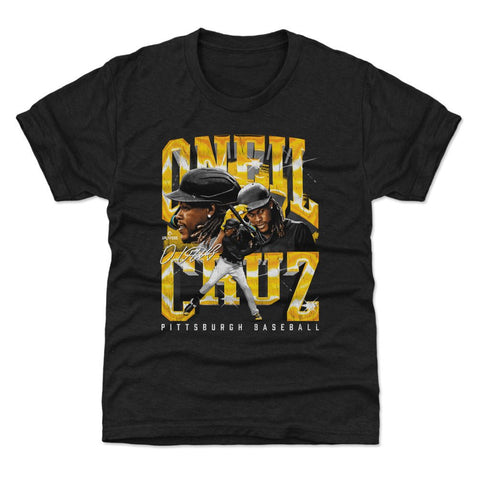 Oneil Cruz T-Shirt – Kids Crewneck Tee | Lightweight Vintage Pittsburgh Fan Apparel Kids T-Shirt - YinzerShop