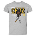 Oneil Cruz T-Shirt - Kids Crewneck Tee | Pittsburgh Baseball Cartoon Shirt Kids Toddler T-Shirt - YinzerShop