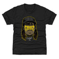 Oneil Cruz T-shirt - Kids Crewneck Tee | Pittsburgh Player Silhouette Shirt Kids T-Shirt - YinzerShop