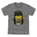 Oneil Cruz T-shirt - Kids Crewneck Tee | Pittsburgh Player Silhouette Shirt Kids T-Shirt - YinzerShop