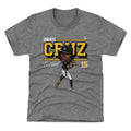 Oneil Cruz T-Shirt - Kids Crewneck Tee With Pittsburgh Cartoon Graphic Kids T-Shirt - YinzerShop