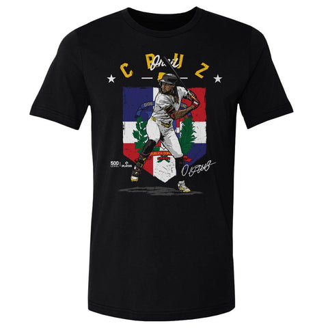 Oneil Cruz T-Shirt – Lightweight Cotton Crewneck Tee | Pittsburgh Flag Shirt Men's Cotton T-Shirt - YinzerShop
