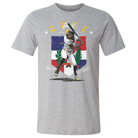 Oneil Cruz T-Shirt – Lightweight Cotton Crewneck Tee | Pittsburgh Flag Shirt Men's Cotton T-Shirt - YinzerShop