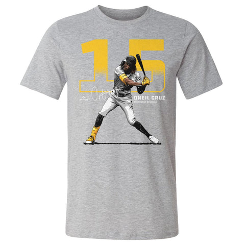 Oneil Cruz T-Shirt - Pittsburgh Baseball Player Tee | Cotton Crewneck Short Sleeve Men's Cotton T-Shirt - YinzerShop
