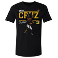 Oneil Cruz T-Shirt - Pittsburgh Cartoon Baseball Player Graphic Tee Cotton Crewneck Men's Cotton T-Shirt - YinzerShop