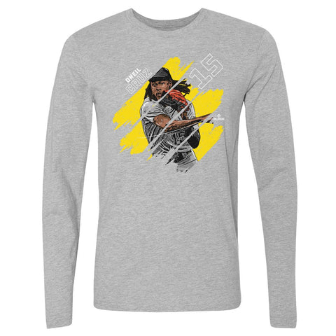 Oneil Cruz T-Shirt – Pittsburgh Stripes Long Sleeve Cotton Crewneck Tee Men's Long Sleeve T-Shirt - YinzerShop