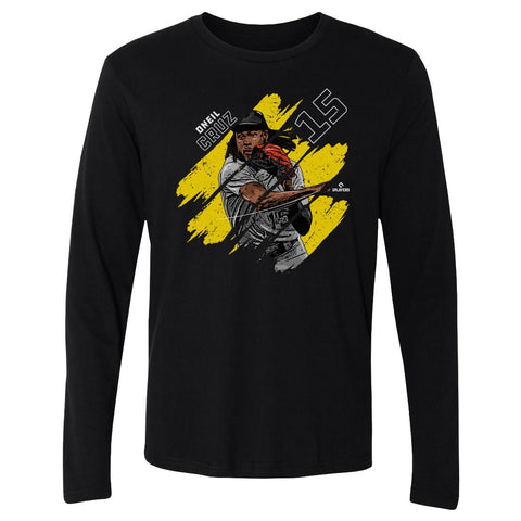 Oneil Cruz T-Shirt – Pittsburgh Stripes Long Sleeve Cotton Crewneck Tee Men's Long Sleeve T-Shirt - YinzerShop