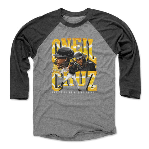 Oneil Cruz T-Shirt – Vintage Baseball Shirt | Pittsburgh Sports Tee, Slim Fit Men's Baseball T-Shirt - YinzerShop