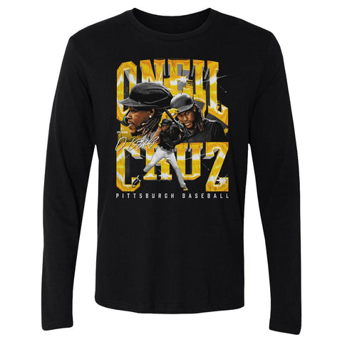 Oneil Cruz T-Shirt - Vintage Baseball Tee | Pittsburgh Sports Shirt, Long Sleeve Men's Long Sleeve T-Shirt - YinzerShop