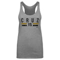 Oneil Cruz Tank Top – Slim Fit Tri Color Athletic Style Pittsburgh Fan Apparel Women's Tank Top - YinzerShop