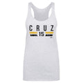 Oneil Cruz Tank Top – Slim Fit Tri Color Athletic Style Pittsburgh Fan Apparel Women's Tank Top - YinzerShop