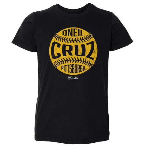 Oneil Cruz Vintage Baseball T-Shirt – Pittsburgh Kids Cotton Crewneck Tee Kids Toddler T-Shirt - YinzerShop