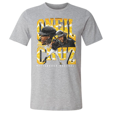 Oneil Cruz Vintage Pittsburgh T-Shirt – Crewneck Cotton Graphic Tee | Lightweight, Soft Fabric Men's Cotton T-Shirt - YinzerShop