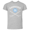 Orest Kindrachuk T-shirt - Kids Crewneck Cotton Short Sleeve Pittsburgh Hockey Shirt Kids Toddler T-Shirt - YinzerShop