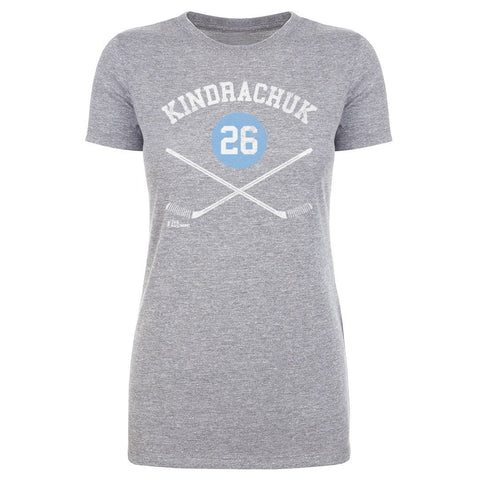 Orest Kindrachuk T-Shirt – Pittsburgh Hockey Shirt With 26 Sticks Graphic Tee Women's T-Shirt - YinzerShop