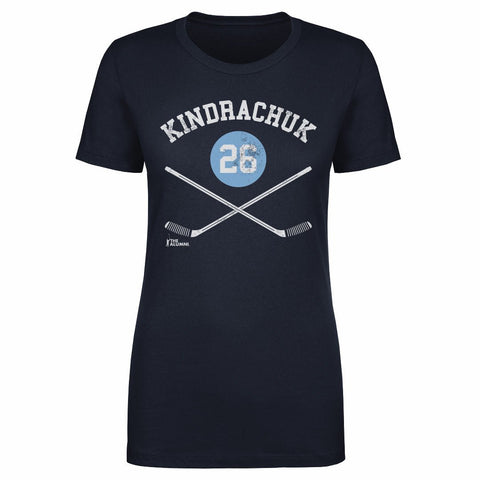 Orest Kindrachuk T-Shirt – Pittsburgh Hockey Shirt With 26 Sticks Graphic Tee Women's T-Shirt - YinzerShop